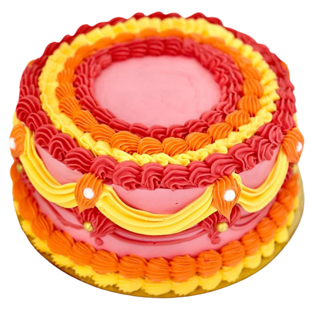 Retro Sunshine Cake